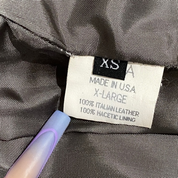 UNICA Vintage Special Leather Blazer Jacket! - Picture 10 of 11